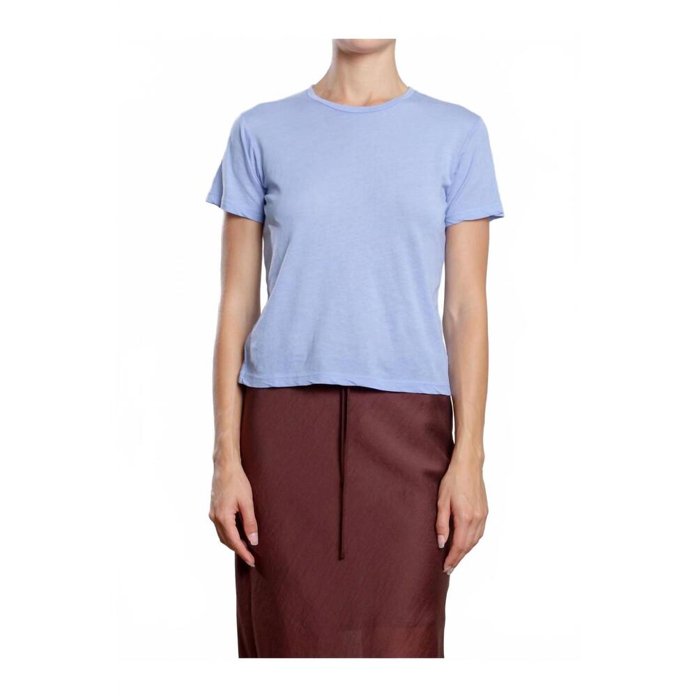 NEW PHARAOH audrey baby tee in cornflower